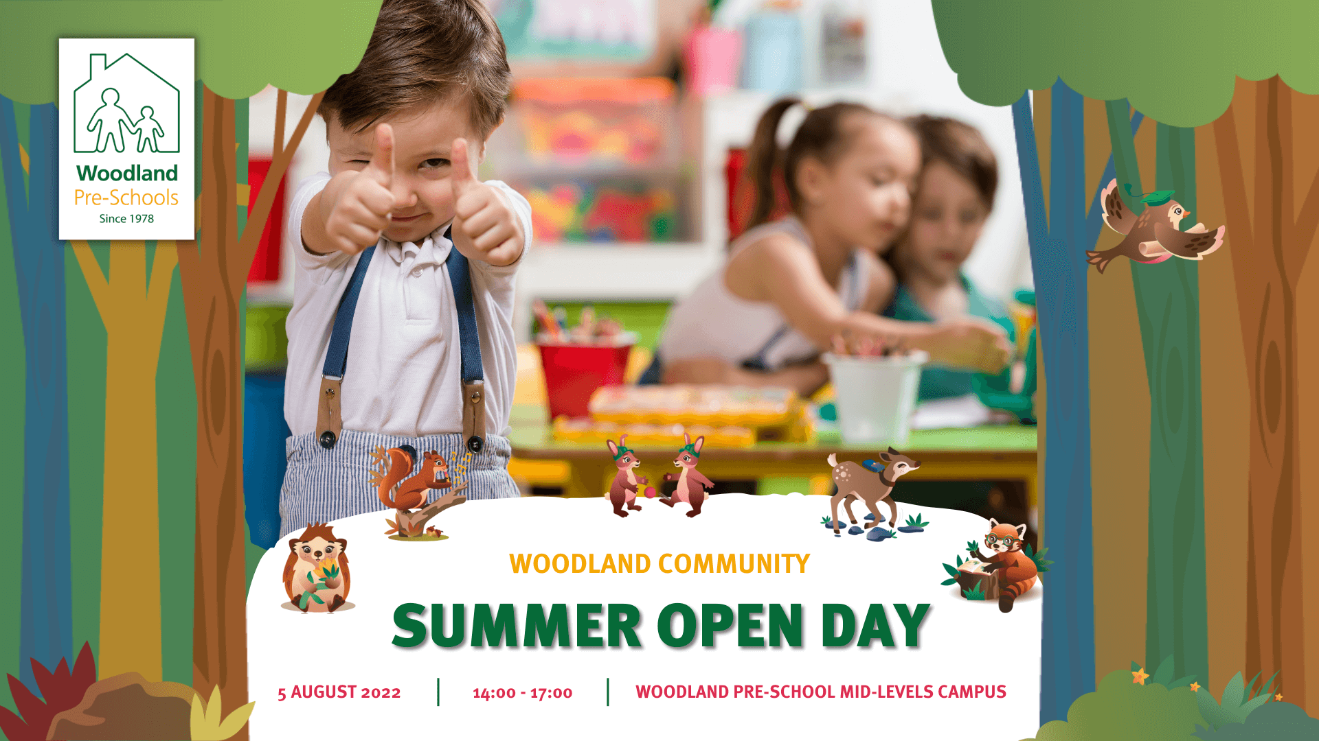 Summer Open Day (Facebook Event Cover)